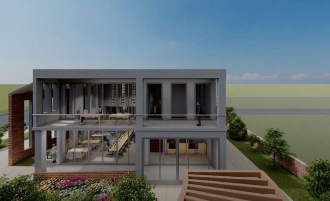 Halfeti’de Millet Kıraathanesi yükseliyor