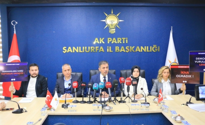 AK Parti Şanlıurfa’dan 28 Şubat açıklaması