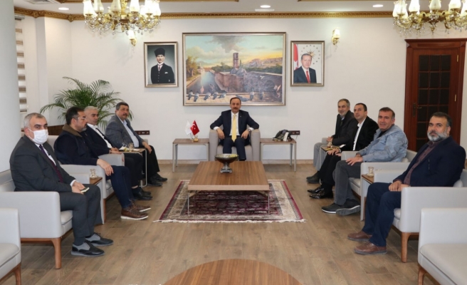 Urfa'daki gazete sahiplerinden Vali Erin'e ziyaret