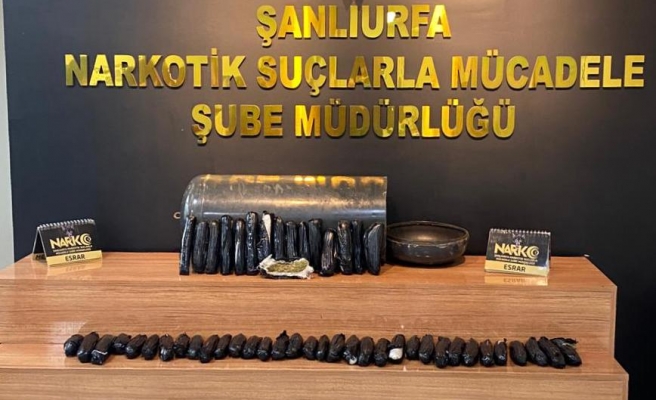 LPG tankından uyuşturucu çıktı!!