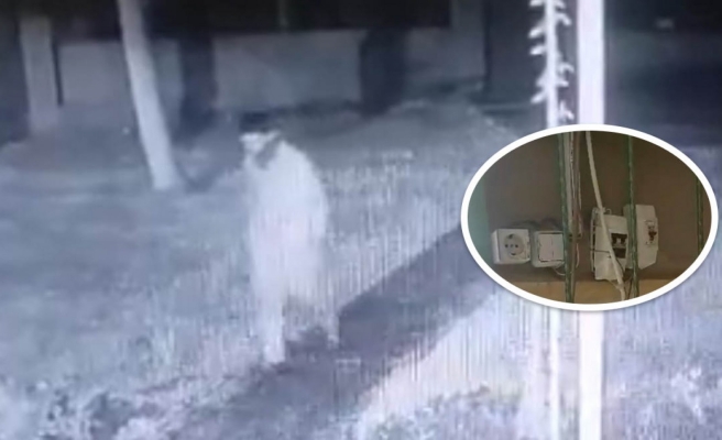 Camide ‘Pes’ dedirten hırsızlık kamerada