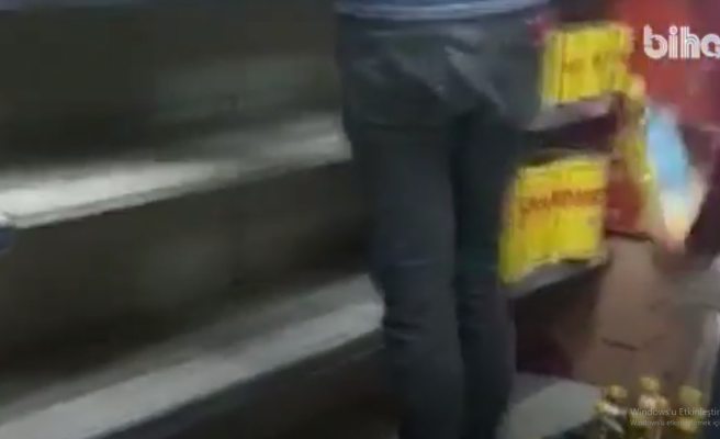 Raflardaki yağları boşalttılar!