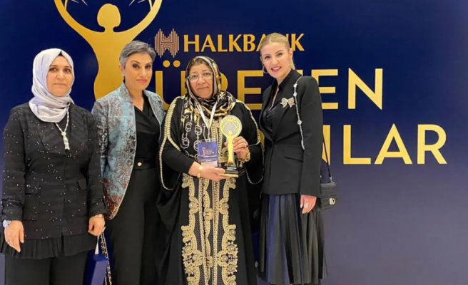 Urfalı kadın girişimciye başarı ödülü