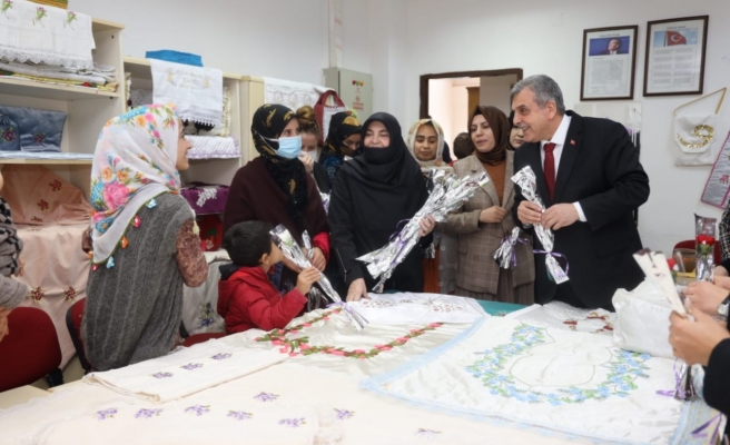 Beyazgül kadın işçilerle bir araya geldi