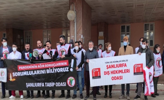 Şanlıurfa’da sağlıkçılar pandeminin ikinci yılını değerlendirdi