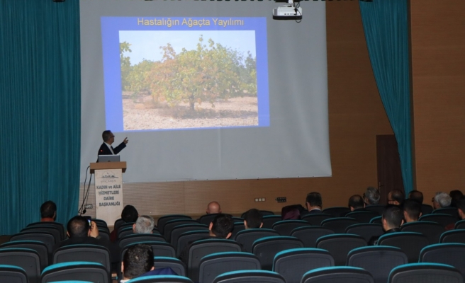 Fıstık üreticilerine eğitim semineri