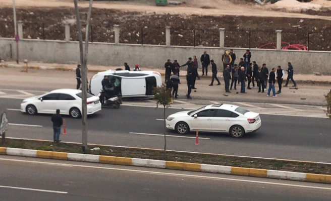 Şanlıurfa'da kaza güvenlik kamerasında