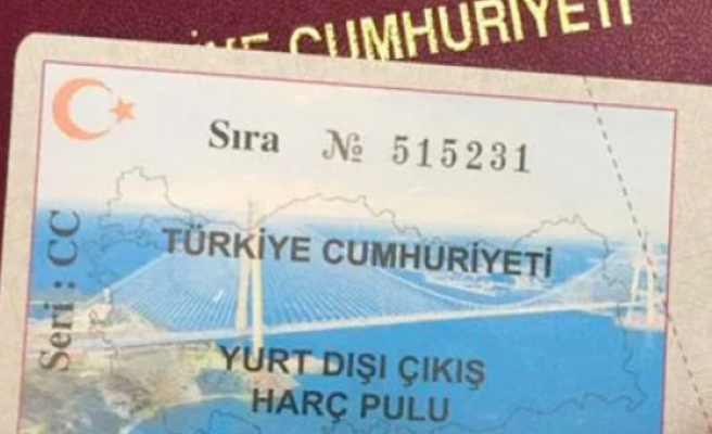 Yurt dışı çıkış harcına zam!