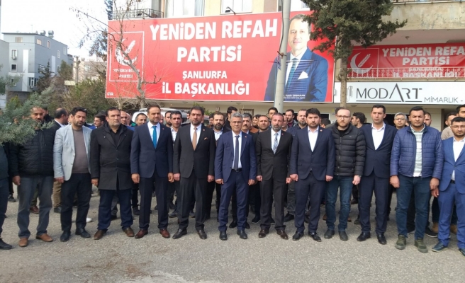 Yeniden Refah Partisi Şanlıurfa İl Başkanlığı'nda istifa depremi!