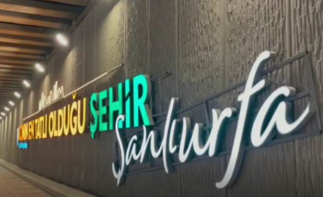 Şanlıurfa'da prestij caddeleri ışıl ışıl