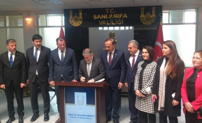 Bakan Nebati'den Şanlıurfa Valiliğine ziyaret