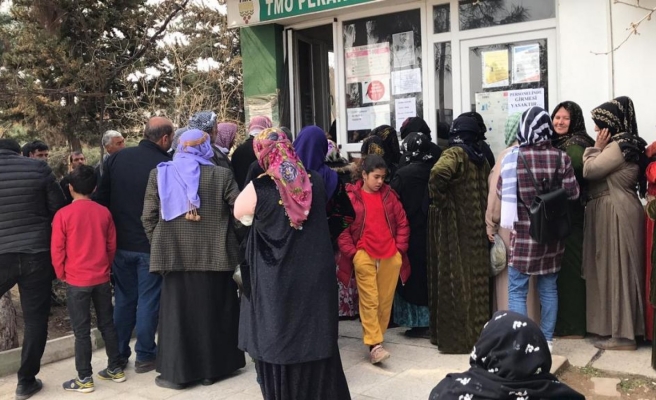 Urfa’da ucuz bakliyat kuyruğu