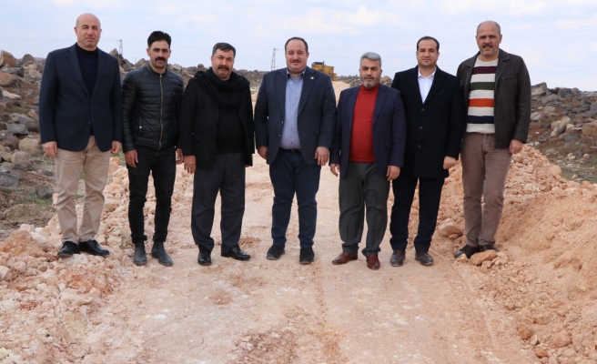 Ekinci Eyyüpnebi-Arısu arası yol çalışmasını denetledi