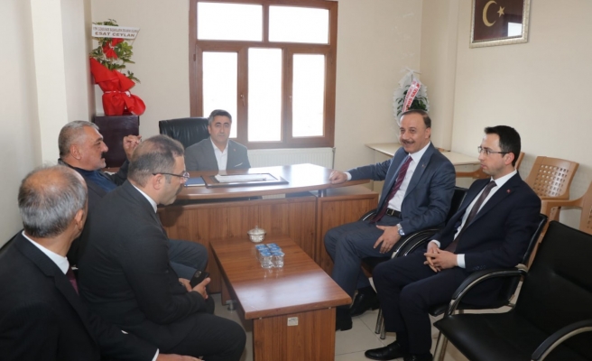 Vali Erin'den yeni başkana ziyaret