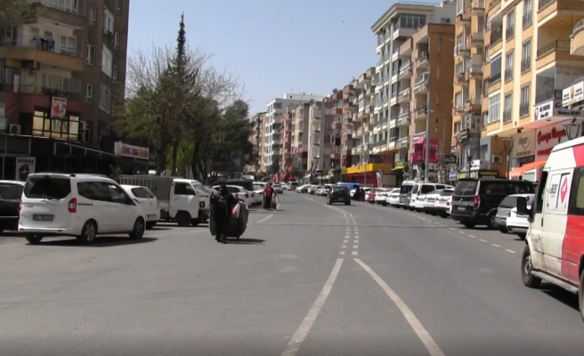 Urfa'da caddeler sessiz kaldı