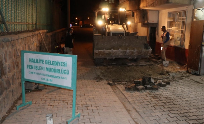 Haliliye’de gece mesaisi