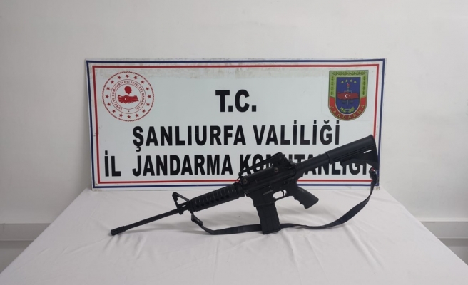 Suruç'ta uzun namlulu silah ele geçirildi