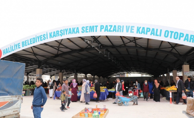 Haliliye’de kapalı semt pazarı hizmete açıldı!