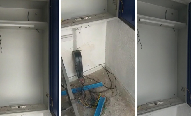 İftar vaktini fırsat bilen hırsızlar bina asansörünün beynini çaldı