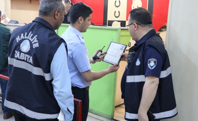 Haliliye’de gece denetimi