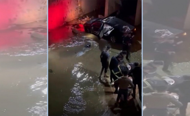 Karaköprü’de çakar lambalı otomobil dereye uçtu! 3 yaralı