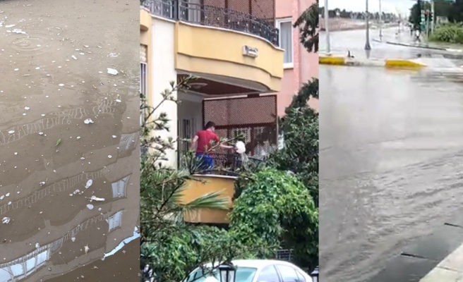 Şanlıurfa'da şiddetli yağmur hayatı olumsuz etkiledi