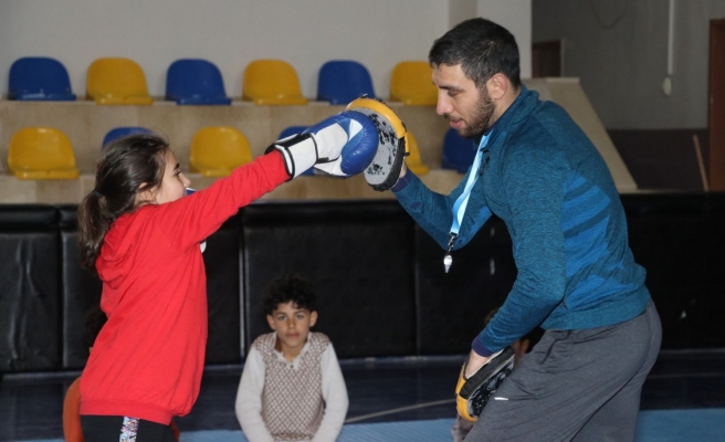 Karaköprü’de geleceğin sporcuları yetişiyor