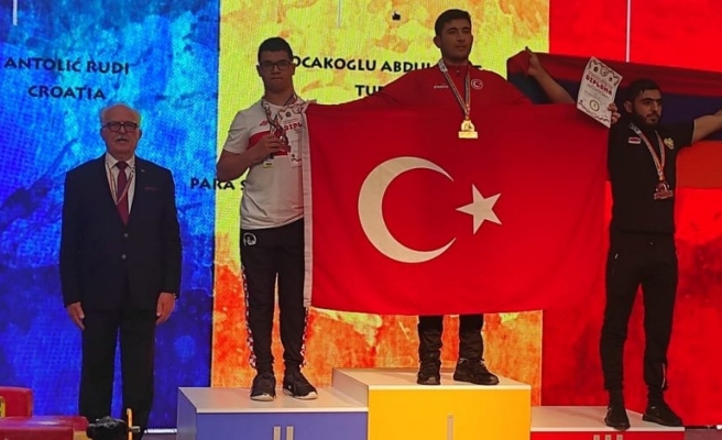 Haliliyeli sporcu Avrupa şampiyonu oldu