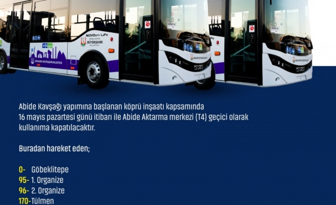 Dikkat! O otobüslerin kalkış yeri değişti