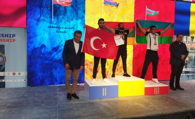 Büyükşehir’in sporcusu Avrupa ikincisi