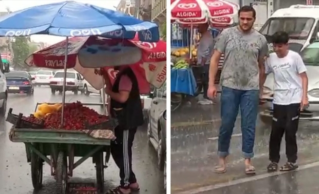 Şanlıurfa'da bu mevsimde beklenmeyen yağmur!