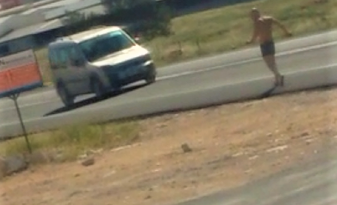 Yolda görenler şok oldu!