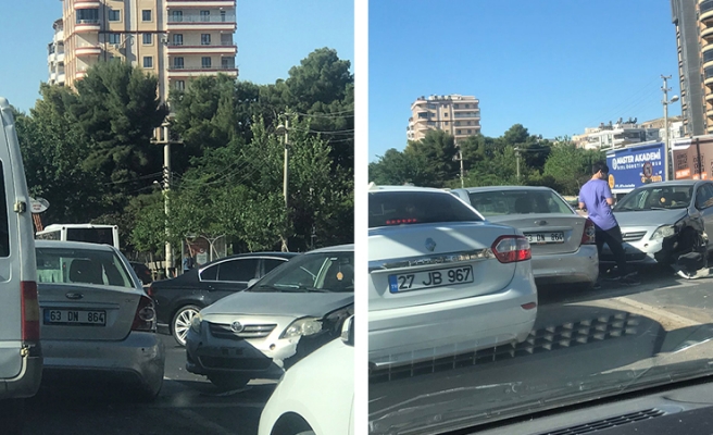 Karaköprü’de sabah saatlerin kaza!