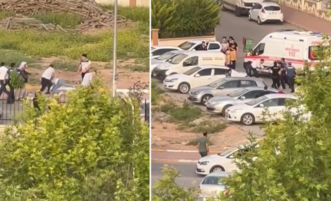 Urfa'da yol verme kavgasında polis biber gazı sıktı... O anlar görüntülendi