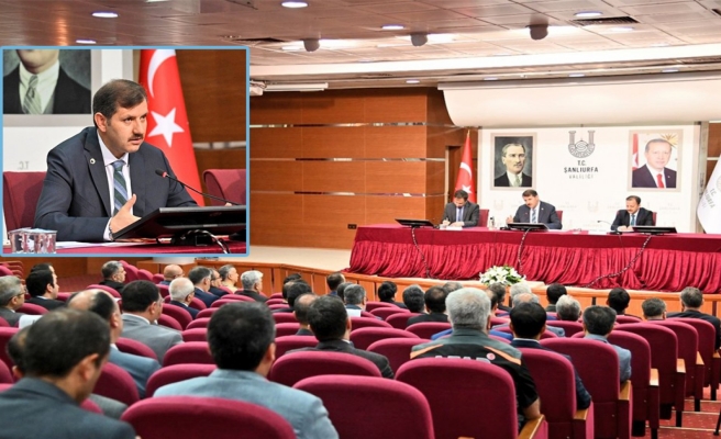 Şanlıurfa Valisi Ayhan'ın tanışma ve değerlendirme toplantıları sürüyor