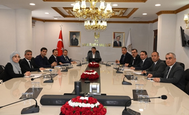 Şanlıurfa’da yapılacak zirve öncesi valilikte değerlendirme toplantısı