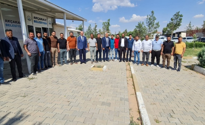 Yalçınkaya oto alım satım esnafıyla bir araya geldi