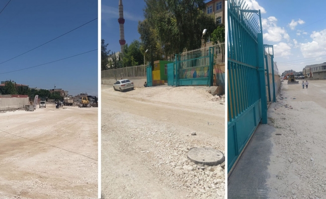 Şanlıurfa'da 'zamansız' yol çalışması yüzünden sınava internetsiz hazırlanıyorlar