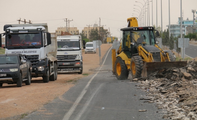 Akçakale’de 3. etap çalışmaları başladı