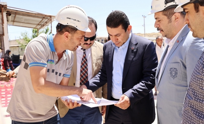 Harran’da doğalgaz için ilk kazma vuruldu