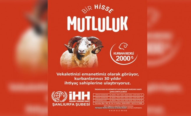 İHH’nın kurban bedeli belirlendi