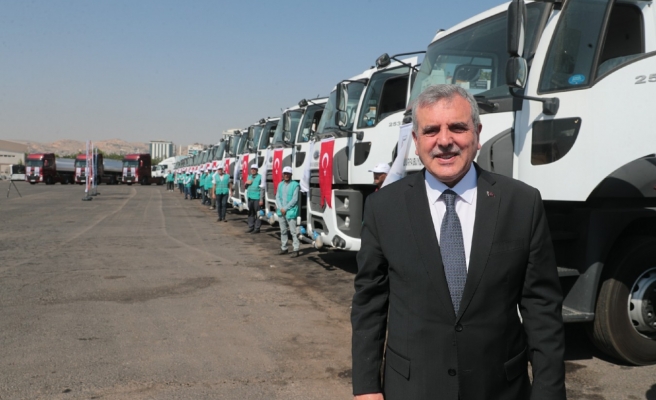 Büyükşehir Belediyesi araç filosunu güçlendirdi