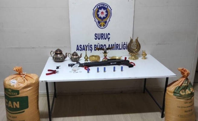 Şanlıurfa’da buğday hırsızlarına polis baskını!