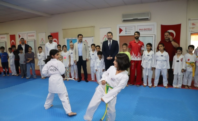 Karaköprü’de geleceğin şampiyon sporcuları yetişiyor