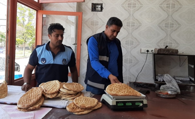 Akçakale Belediyesi’nden fırınlara denetim