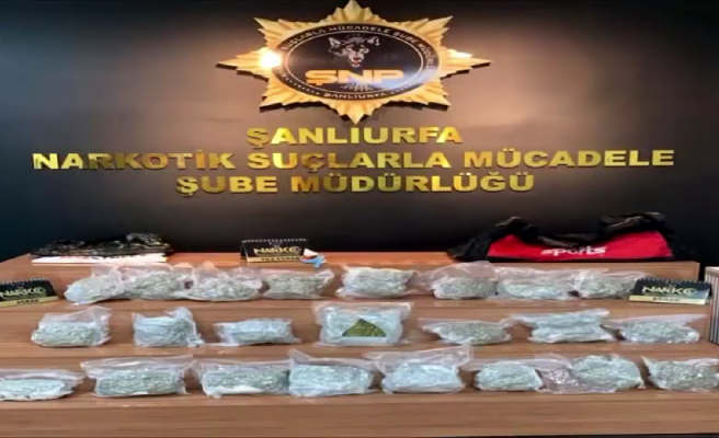 Urfa’da uyuşturucu operasyonu: 24 tutuklama