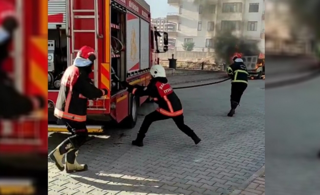 Şanlıurfa'da araç alev alev yandı!