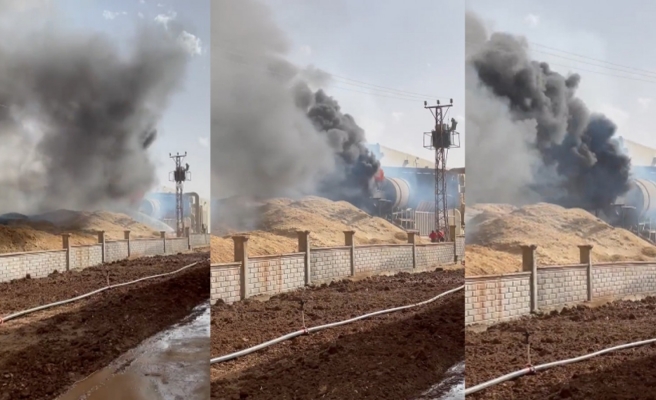 Viranşehir’de fabrika yangını!