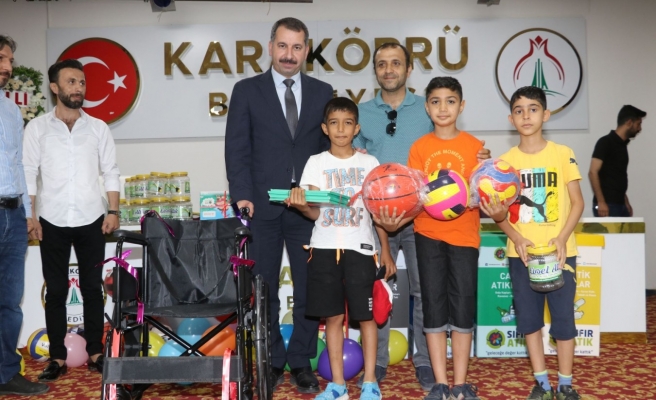 Karaköprü'de çevre dostu okullar ödüllendirildi