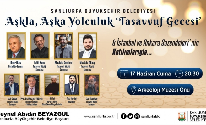 Büyükşehir’den tasavvuf gecesi